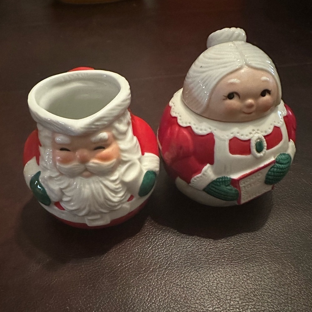 Christmas cream & sugar set